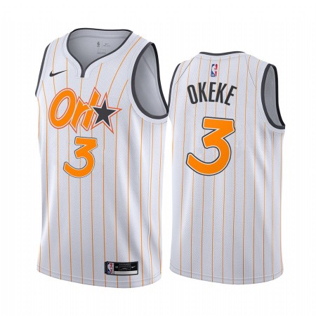 NBA Mænd Trøje Orlando Magic Chuma Okeke 3 2020-21 City Edition Swingman NBA Mænd Trøje Orlando Magic Chuma Okeke 3 2020-21 City Edition Swingman